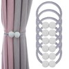 6 Pcs Curtain Tie Backs, Magnetic Curtain Tiebacks, Convenient Drape