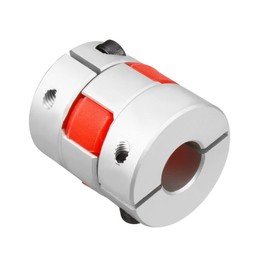 TOP-VIGOR 12mm to 12mm Shaft Coupling L35xD30 Flexible Clamp Jaw Shaft Coupling, Shaft Coupling Joint Connector Motor Connector
