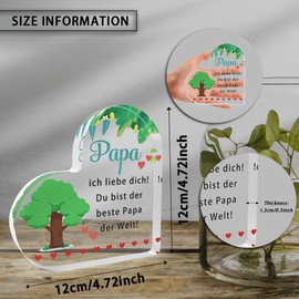 Dad Gift Birthday, Gifts for Dad, Father's Day Gift for Dad, Gift Dad, Father's Day Gift, Best Gift for Dad, Acrylic Decoration, Dad Gift Christmas, Christmas Gifts for Dad