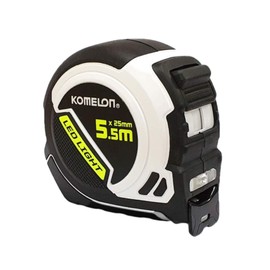 Komelon 2555 KMC-93L Convex with LED Light, Tape Width 1.0 inches (25 mm), Tape Length 1.2 ft (5.5 m)