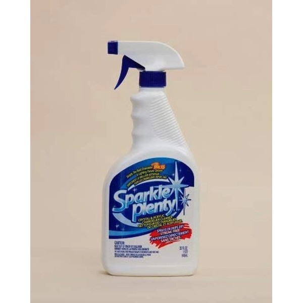 Sparkle Plenty Streak Free Crystal Cleaner 32 Oz Trigger Spray