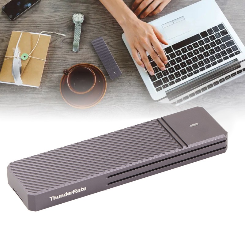 M.2 NVMe SSD Enclosure 10Gbps Transmission USB3.2 Gen2 Auto Sleep