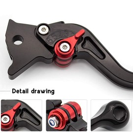 Fit for ZX6R ZX636 2007-2018,ZX10R 2006-2015.Z1000SX/NINJA 1000/Tourer 2011-2016,Z1000 2007-2016,Z750R 2011-2012 Short Brake Clutch Levers Pair