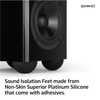 Silicone Speaker Isolation Feet (4-Pack, 2.5") – Non-Skid Adhesive Pads