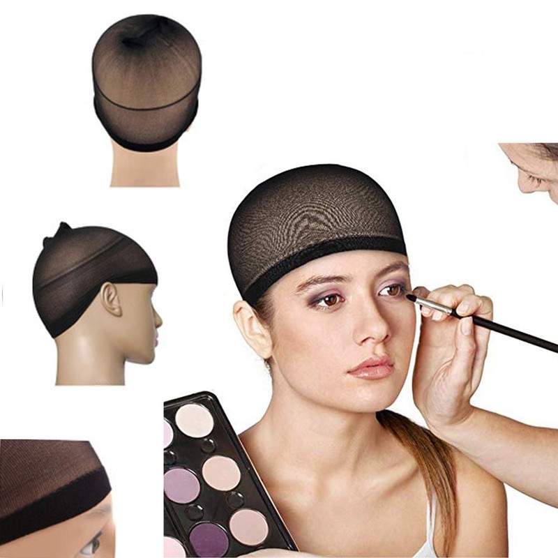6pcs Soft Comfortable Stretchy Nylon Wig Cap Unisex Wig Stocking