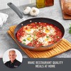 Zakarian by Dash 12" TruPro Nonstick Stainless Steel Fry Pan-