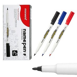 Monami Name Pen F 1-Pack Oil-based Pen for Medium Writing / 모나미 네임펜 F 1타12개입 중간글씨용 유성펜