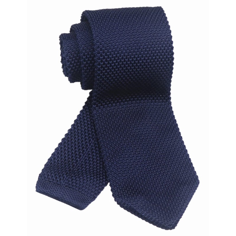 Vizakiss - Corbata de punto para hombre, estilo clásico, casual,