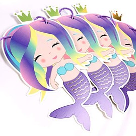 Mermaid Happy Birthday Banner Birthday Decoration Party Decorations (Mermaid Small Garland)