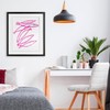 Stupell Industries Minimalist Pink Fish Black Framed Print Under Glass