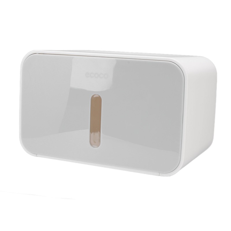 Toilet Paper Roll Box Cover Waterproof Punch Free Prevent Corrosion
