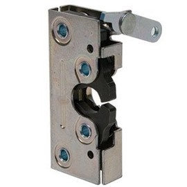 Southco R4-50-32-101-10 Rotary Push-to-Close Latch, Heavy Duty Size, Two Stage, Perpendicular Lever, M6 Thread, Steel, Zinc Plate, Bright Chromate