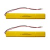 GSUIVEER 9.6V 900mAh Exit Sign Emergency Light Battery Compatible with