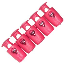 Micro Single Barrel Cord Locks – Best for Mini, Micro, Nano Paracord Projects (Pink, 10 Pack)