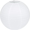 LIHAO 16 Inch White Round Paper Lanterns (10 Pack)