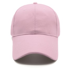 Ruyosn Baseball cap women's cap braid high ponytail cap women's ponytail cap women's summer cap summer cap women's ponytail sun protection hip hop cap women's cotton, pink, Einheitsgröße