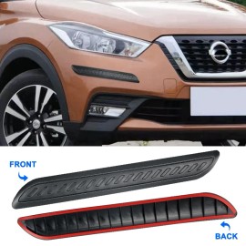 TSUINZ 2x Car Accessories Bumper Corner Protector Guard cover Anti-Scratch Stickers - Black