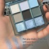 Glitter Eyeshadow Palette - 9 Shimmer Colors, Waterproof Eye Makeup
