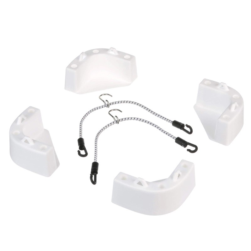SEACHOICE Cooler Deck Mounting Kit with Brackets and Bungee Straps