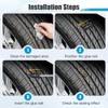 90 PCS Tire Repair Kit with Screws and Screwdriver for