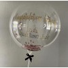 Balloon Sticks with Cups 30 Packs,16inch Long Clear Bobo Balloon