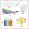 LETSHOLD Pack of 25 Easter Eggs Plastic White 6 cm,