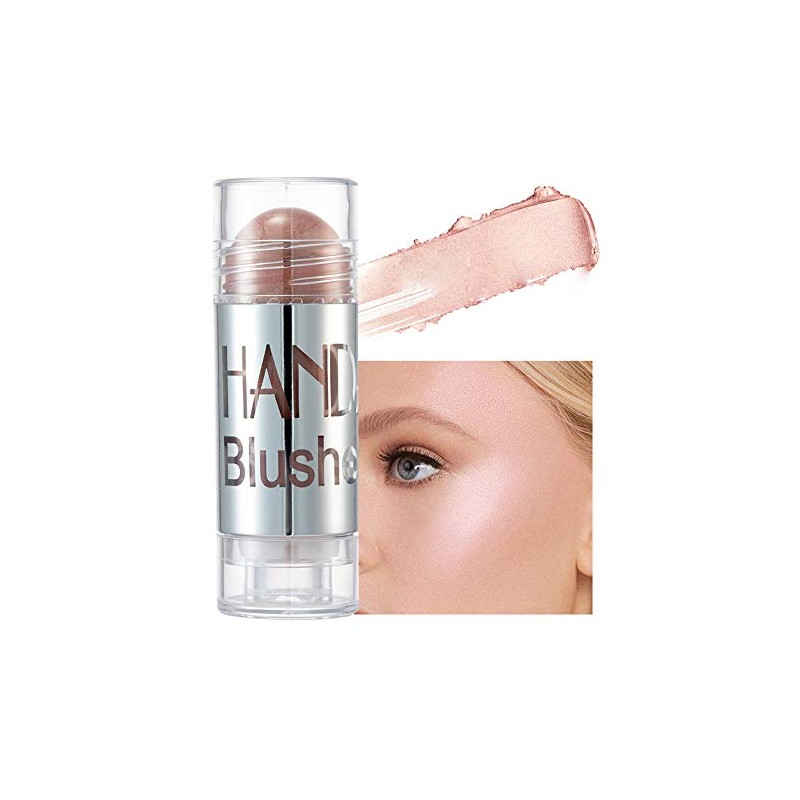 GL-Turelifes Blush Stick Blush Cream Moisturizing, Highlighter&Trimming Rouge Pen, Glow