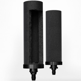 Phoenix Gravity Carbon Filter Cartridges Replacement for Gravity Fed Stainless Steel Drinking Water Filters and Compatible with Berkey Purification - Pack of 2