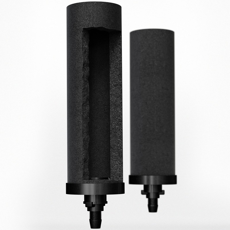 Phoenix Gravity Carbon Filter Cartridges Replacement for Gravity Fed Stainless