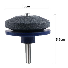 Lawnmower Blade Sharpener Garden Lawn Mower Grinder Wheel Stone Rotary Blade Sharpener for Power Drill Hand Drill