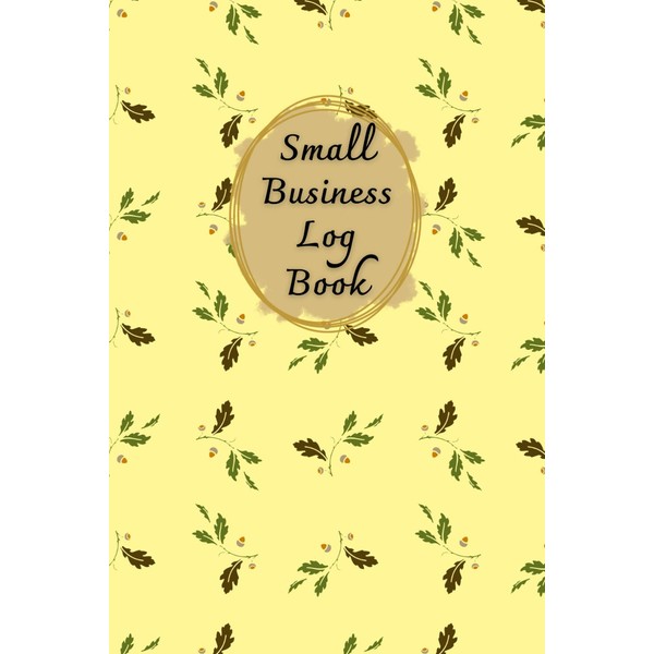 Classic Yellow Cover: Small business log book, Undated calendar, Suppliers