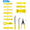 Poraxy 19Pcs Trim Removal Tool,Car Panel Door Audio Trim Removal