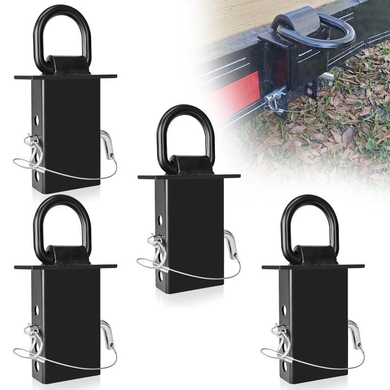Stake Pocket D Ring for Trailer 1/2" Hitch Pin 4