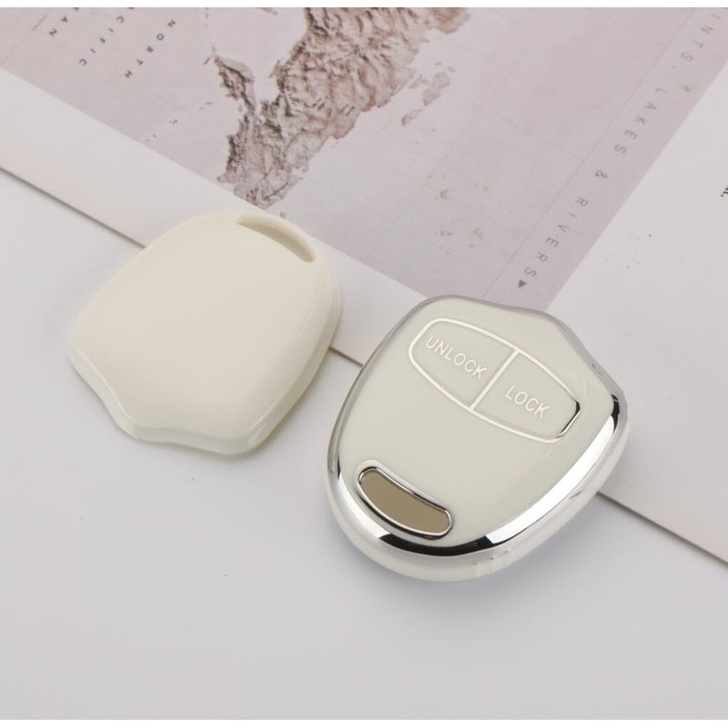 Kinotaka Mitsubishi (Mitsubishi) 2-Button Keyless TPU Keychain Case for ek