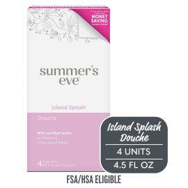 Summer's Eve Douche, 4.5 Oz Island Splash | 4 Units | Pack Of 1