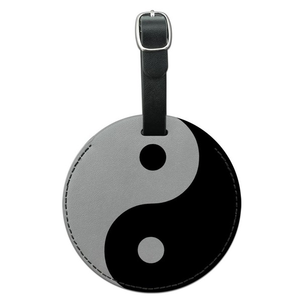 Graphics & More Yin and Yang Chinese Symbol Taoism Round