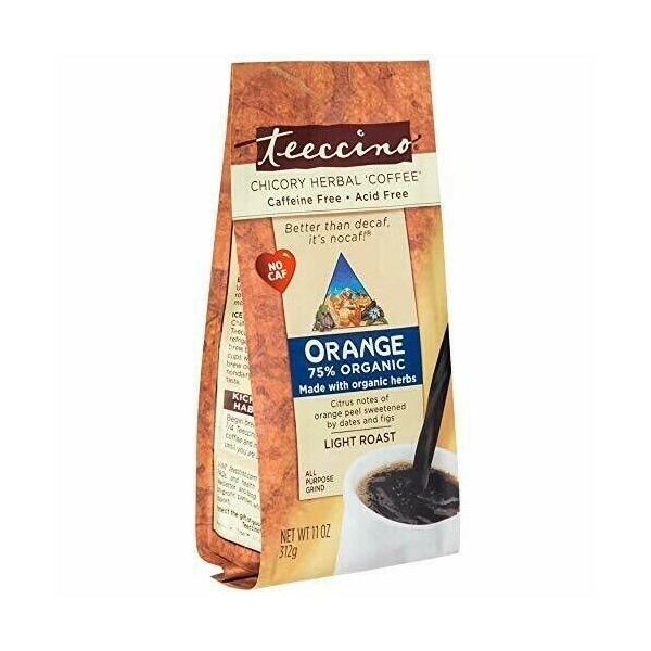 Teeccino Mediterranean Herbal Coffee Original - 11 oz
