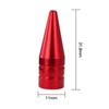 8 Purple Long Spiked Valve Stem Caps Mental Thread Kit/Set