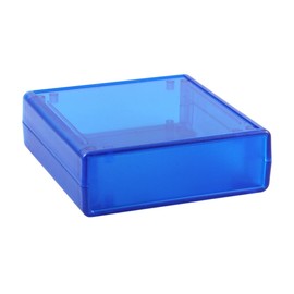 BOX2-P14-BT BusBoard P14 Size2 Transparent Blue Plastic Enclosure