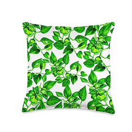 Pothos Plant Pillow - Green Pothos Print Pillow -Plant Print Throw Pillow