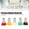 5 Pcs High Pressure Cleaning Spray Nozzle Multi Angle Strong