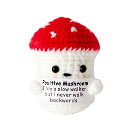 qyqkfly Mini Cute Funny Positive Life Potato Tomato Eggplant Onion Cute Animals Creative Knitted Holding Card Crochet Birthday Christmas Girls Gifts Party Decor
