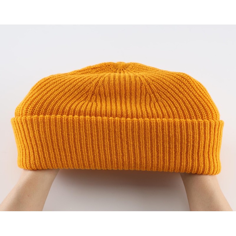 Connectyle Men's Knit Hat, Shallow, Bordered, Knit Cap, Women's, Solid