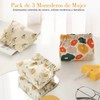 KIWOP 3 PCS Monedero para Mujer, Monederos de Mujer Pequeños,
