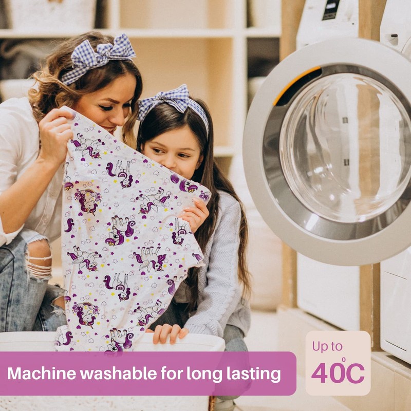 Indus Textiles - cotbed fitted sheet, Pack of 2 cot