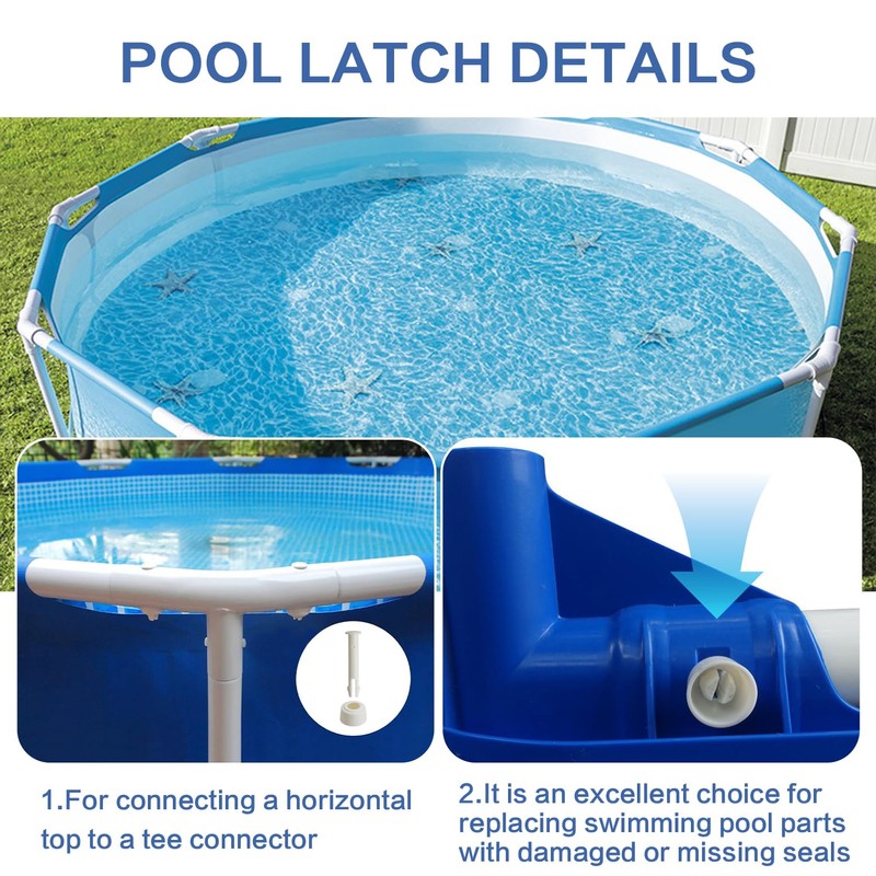 ZDNT 10 Pieces Plastic Pool Joint Pins Set Plastic Replacement