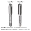 sourcing map 3pcs Metric Hand Tap & Die Set, M12