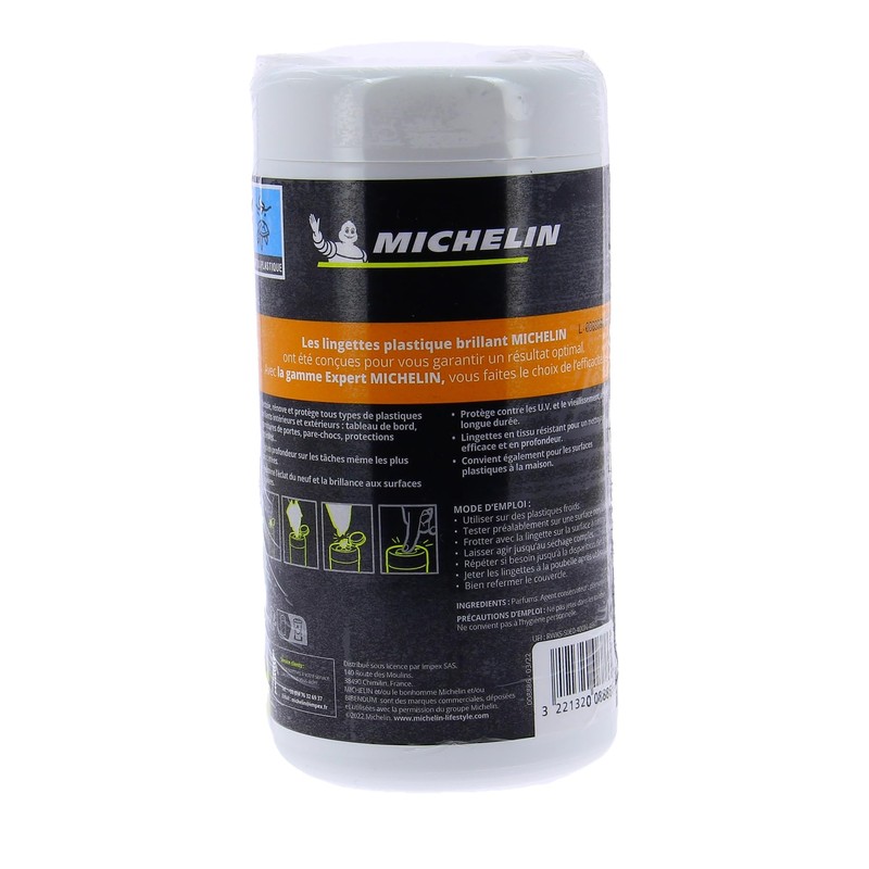 Michelin Glossy Plastic 008886 40 Wipes