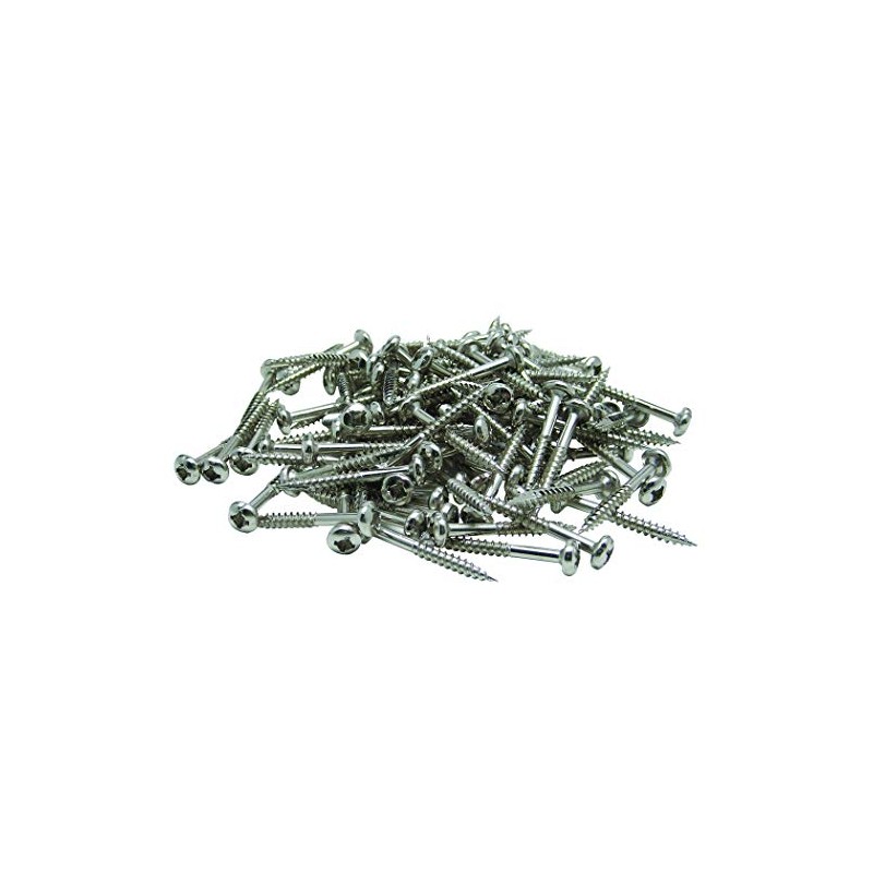 General Tools Pack Pocket Hole Screws #8498, 1-1/4 Inch, 100-Pack,