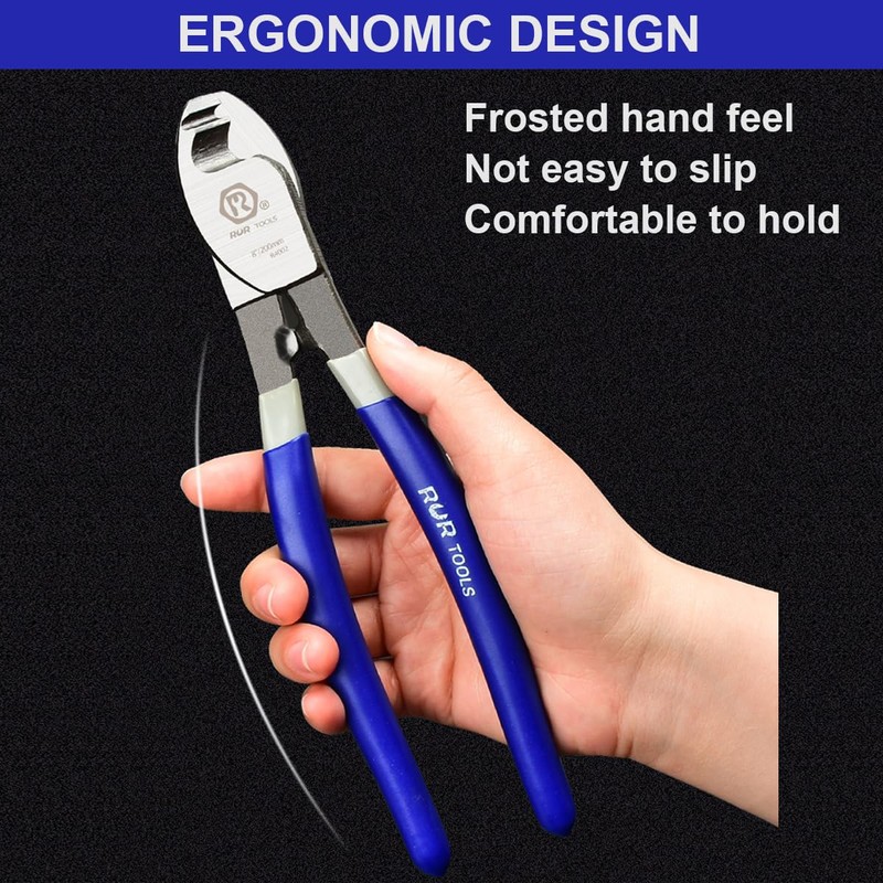 ZrgGea Cable Cutters 8 Inch, High Leverage Cable Cutter, Made